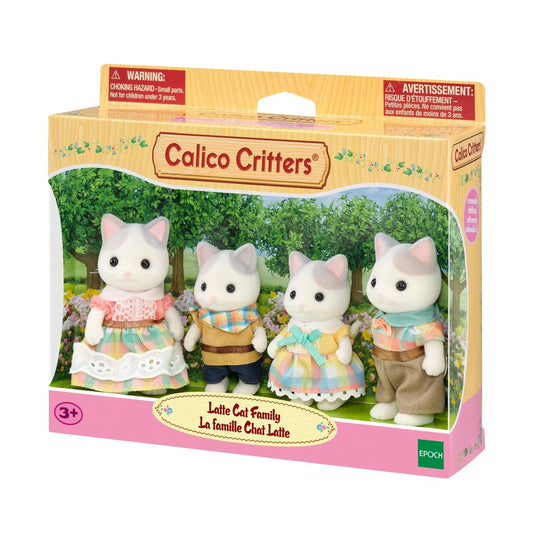 Calico Critters Latte Cat Family