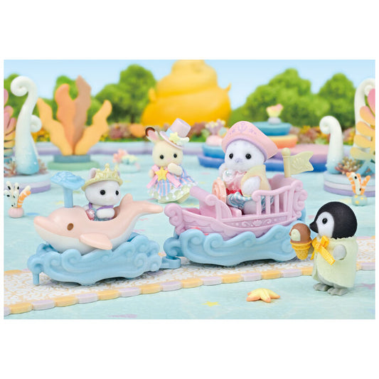 Sylvanian Families Amusement Park Ride Set (Ride the Waves) - Japan Import