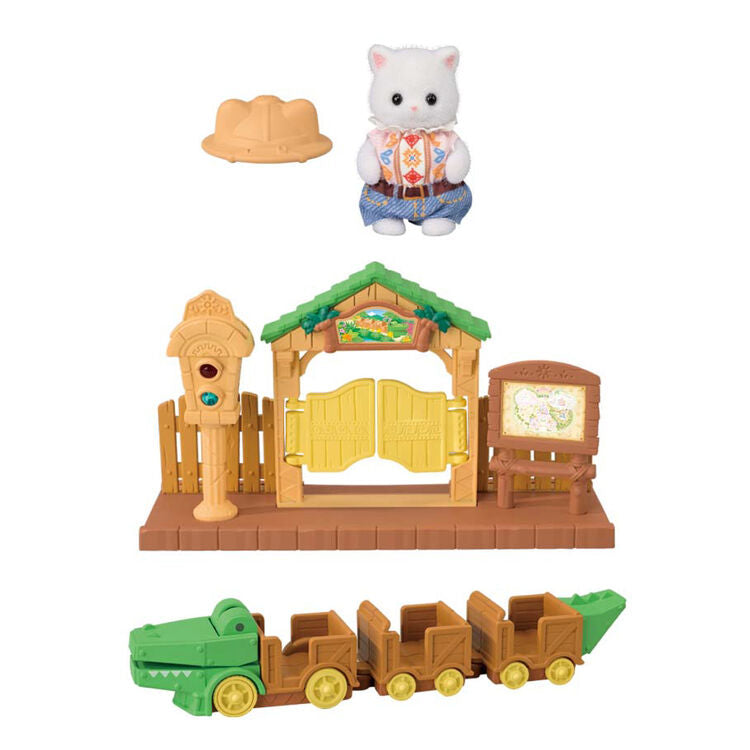 Doki Doki Exciting Crocodile Train Sylvanian Families - Japan Import -