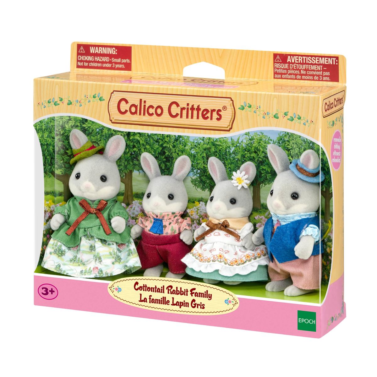 Calico Critters Cottontail Rabbit Family