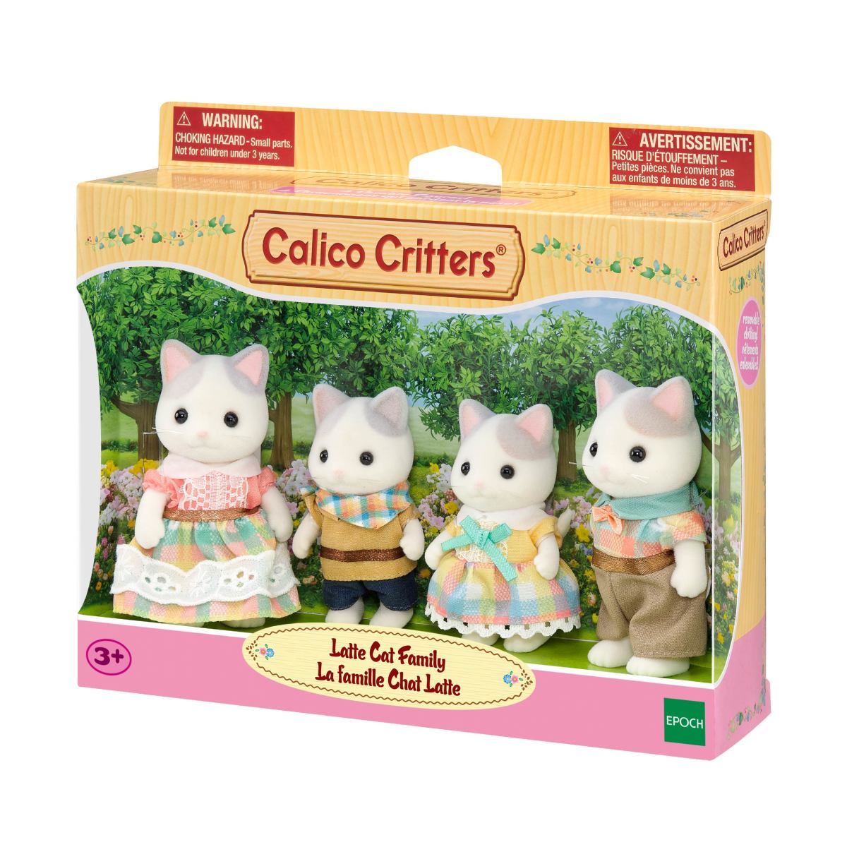 Calico Critters Latte Cat Family