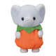 Calico Critters Bubblebrook Elephant Baby in Pumpkin Costume - Rare Find
