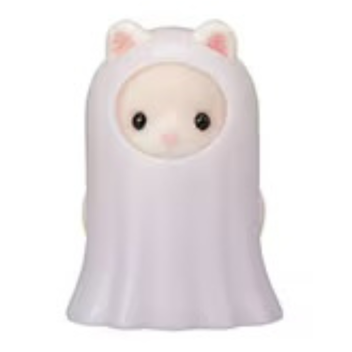Calico Critters Silk Cat Baby in Glow-in-the-Dark Ghost Costume - Rare Find