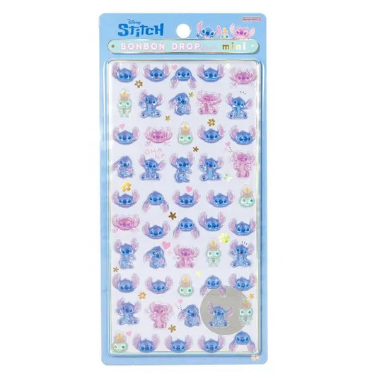 Disney Stitch Bon Bon Drop Seal Mini Stickers - Japan Import