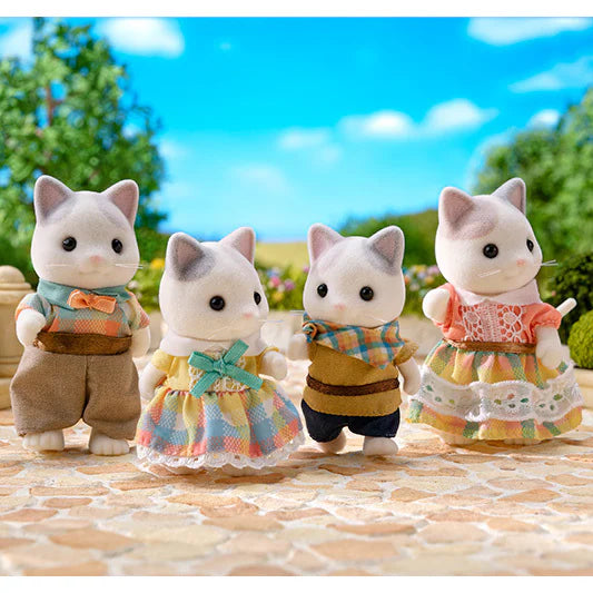 Calico Critters Latte Cat Family