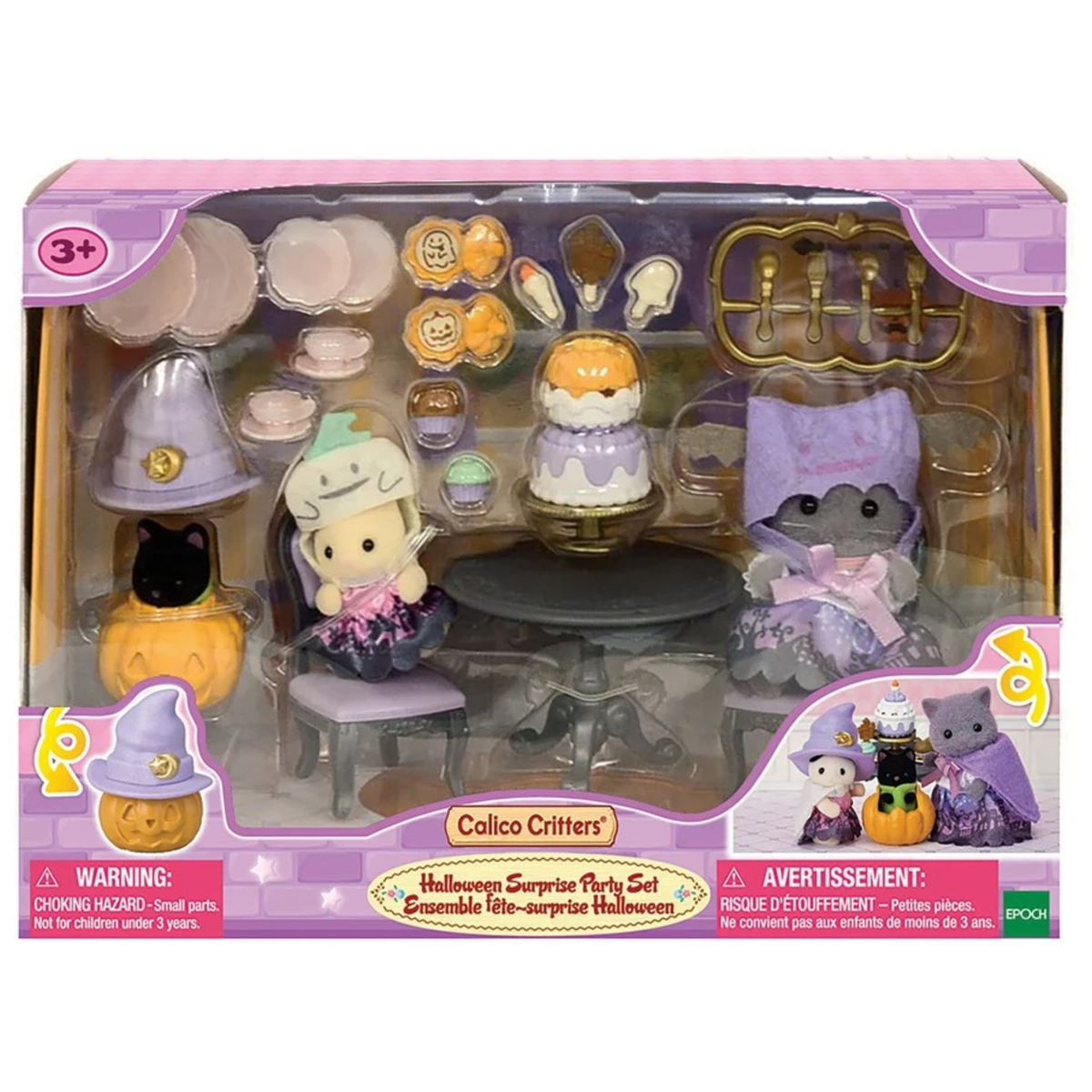 Calico Critters Halloween Surprise Party Set