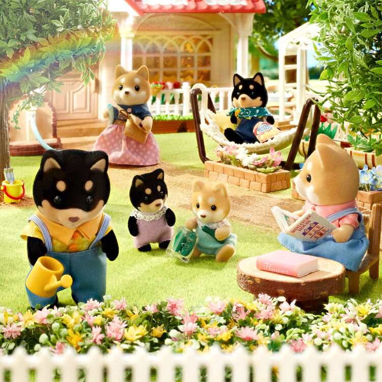 Sylvanian Families Shiba Dog Family - Japan Exclusive