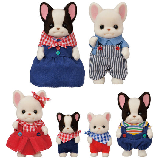 Sylvanian Families French Bulldog Family - Japan Exclusive
