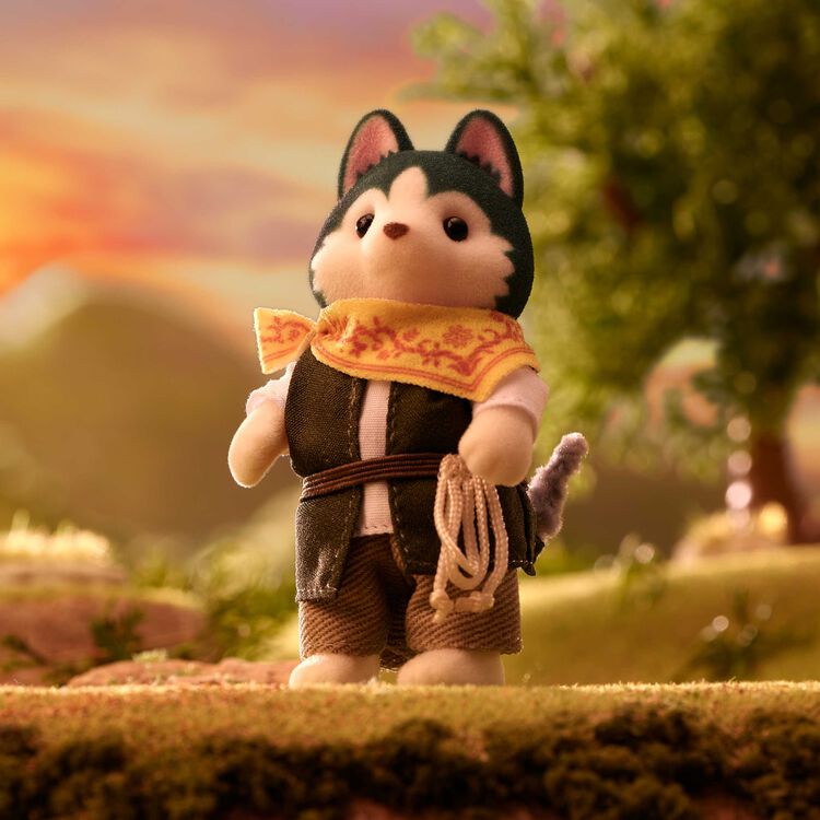 Sylvanian Families Husky Dog Big Brother Bruce - Japan Import