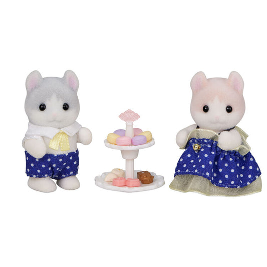 Sylvanian Families Curly-Eared Cat Babies Sweet Set - Japan Exclusive
