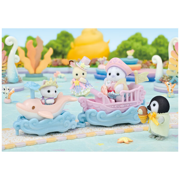 Sylvanian Families Amusement Park Ride Set (Ride the Waves) - Japan Import