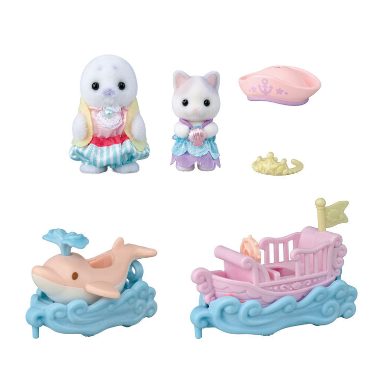 Sylvanian Families Amusement Park Ride Set (Ride the Waves) - Japan Import
