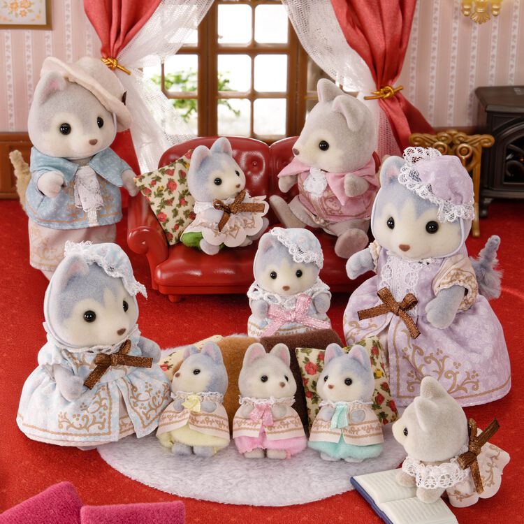 Sylvanian Families Husky Family Elegant Set - Japan Exclusive