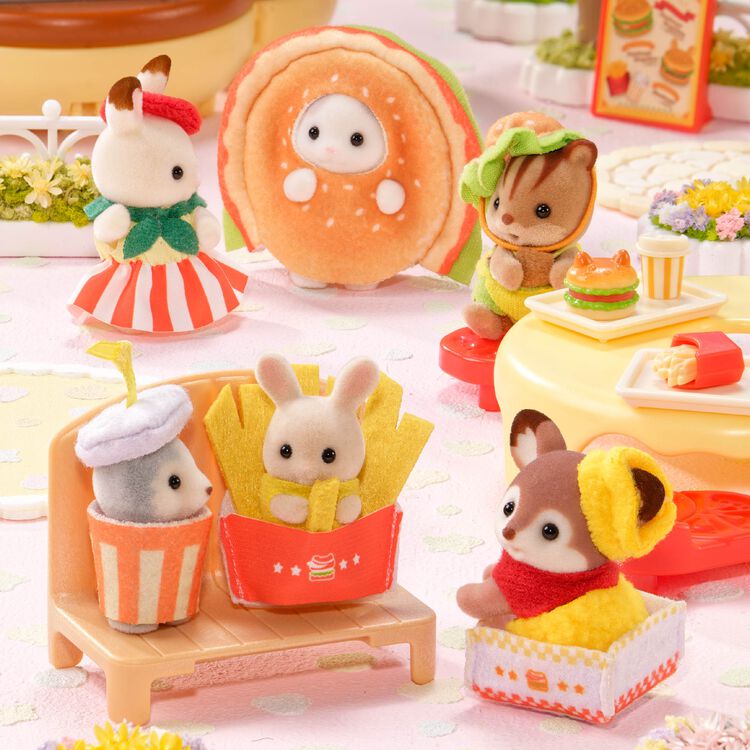Sylvanian Families Sealed Blind Bag Doki Doki Collection - Baby Hamburger Shop - Japan Exclusive