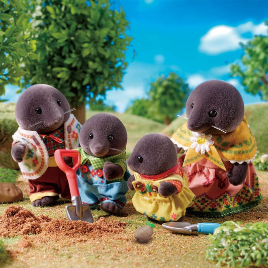 Sylvanian Families Mole Family Underground Adventure Set - Japan Import