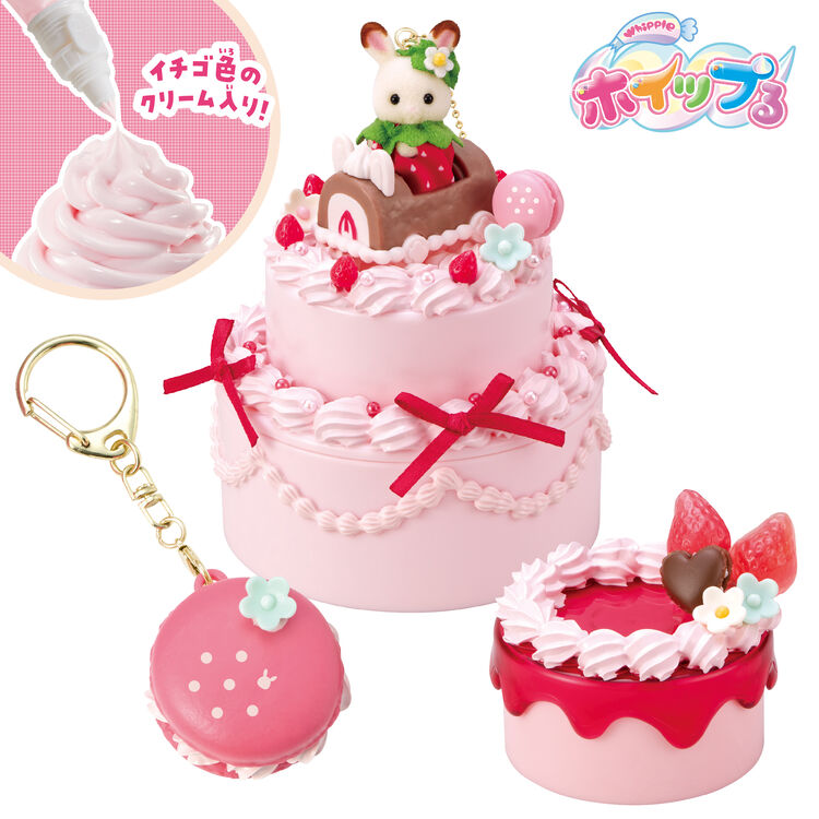 Whipple x Sylvanian Families Anniversary Strawberry Sweets Kit-  Japan Import -
