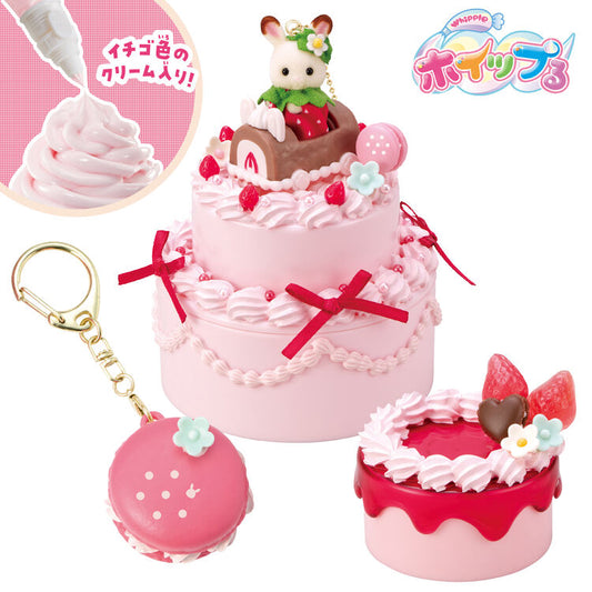 Whipple x Sylvanian Families Anniversary Strawberry Sweets Kit-  Japan Import -