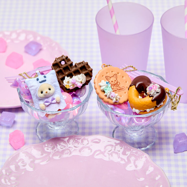 Whipple x Sylvanian Families Whipped Ghost Keychain Kit -  Japan Import -