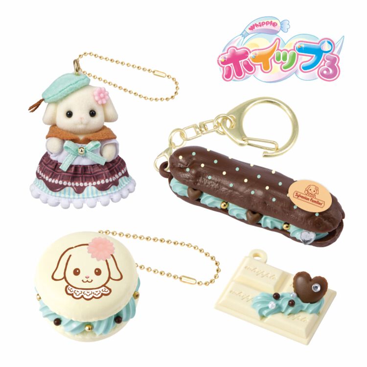 Sylvanian Families x Whipple Whip Keychain Kit (Chocolate Mint) - Japan Import