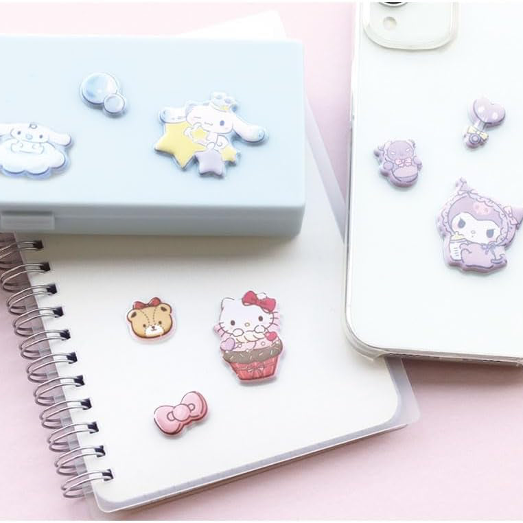 Sanrio Hello Kitty Marshmallow Stickers - Japan Import