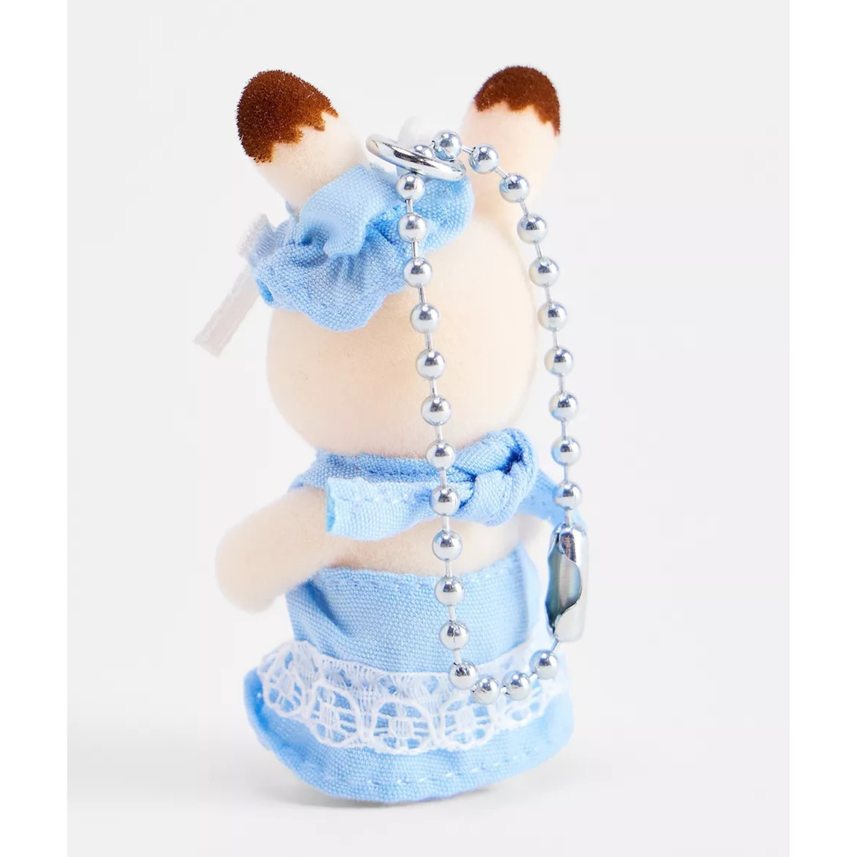 Calico Critters Bluebell Chocolate Rabbit Baby Keychain